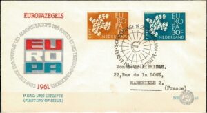FDC EUROPA CEPT HOLANDIA MI.765-766 NR1