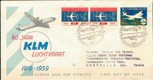 FDC LOTNICTWO HOLANDIA MI.737-738