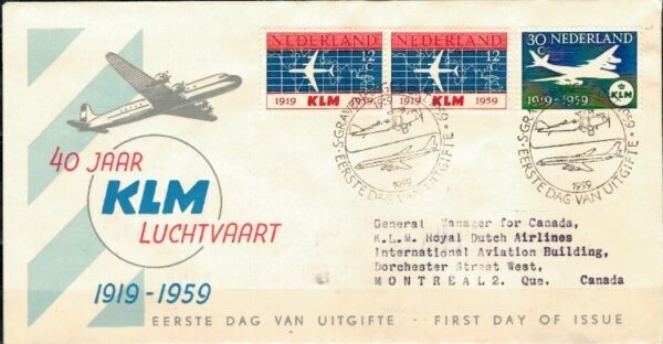 FDC LOTNICTWO HOLANDIA MI.737-738