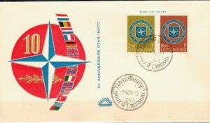 FDC NATO LUXEMBURG MI.604-605