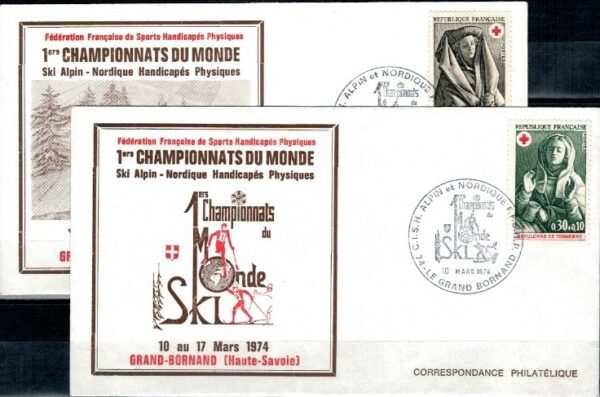FDC CZEWRONY KRZYŻ FRANCJA MI.1859-1860