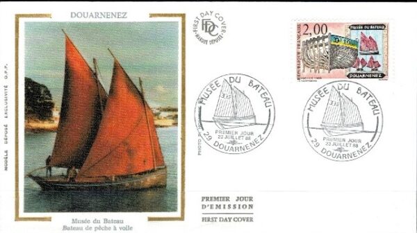 FDC MARYNISTYKA FRANCJA MI.2684
