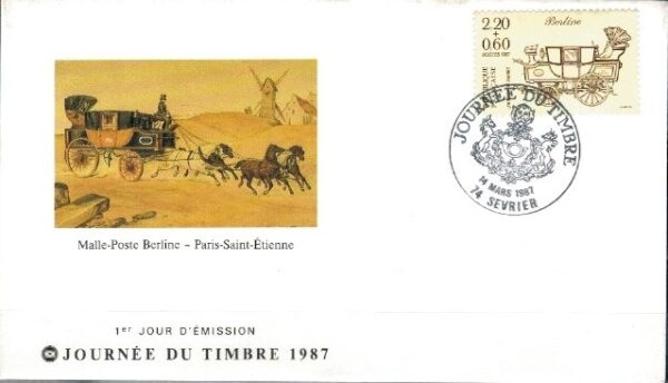FDC POWÓZ FRANCJA MI.2600