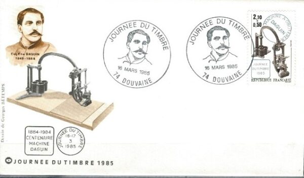 FDC DZIEŃ ZNACZKA FRANCJA MI.2492