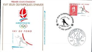 FDC OLIMPIADA ZIMOWA FRANCJA MI.2816