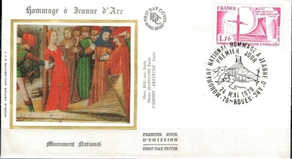 FDC RELIGIA FRANCJA MI.2155