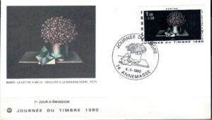 FDC DZIEŃ ZNACZKA FRANCJA MI.2197