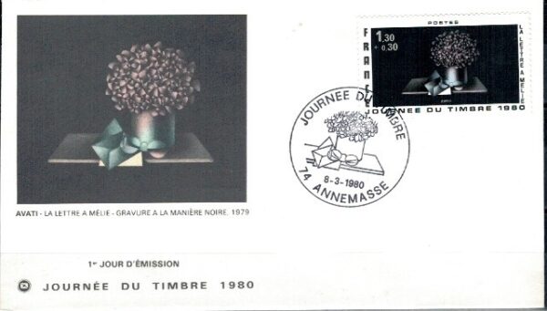 FDC DZIEŃ ZNACZKA FRANCJA MI.2197