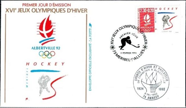 FDC OLIMPIADA ZIMOWA FRANCJA MI.2817