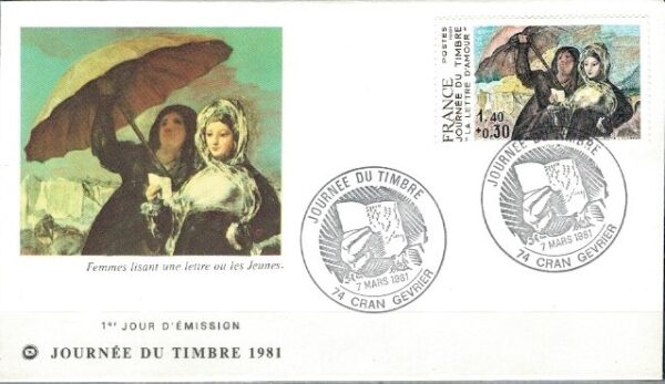 FDC MALARSTWO FRANCJA MI.2249