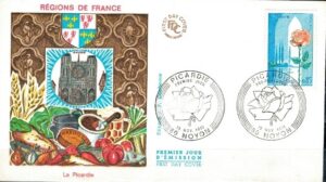 FDC RÓŻA FRANCJA MI.1939