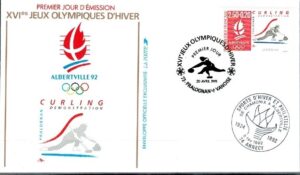FDC OLIMPIADA ZIMOWA FRANCJA MI.2831
