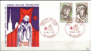 FDC CZERWONY KRZYŻ FRANCJA MI.2183-2184