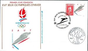 FDC OLIMPIADA ZIMOWA FRANCJA MI.2813