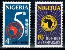 ROCZNICA NIGERIA MI.222-223**