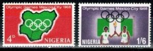 OLIMPIADA LETNIA NIGERIA MI.216-217**