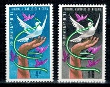 ROCZNICA NIGERIA MI.214-215**