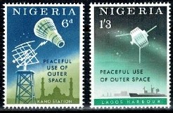 LOT W KOSMOS NIGERIA MI.134-135**
