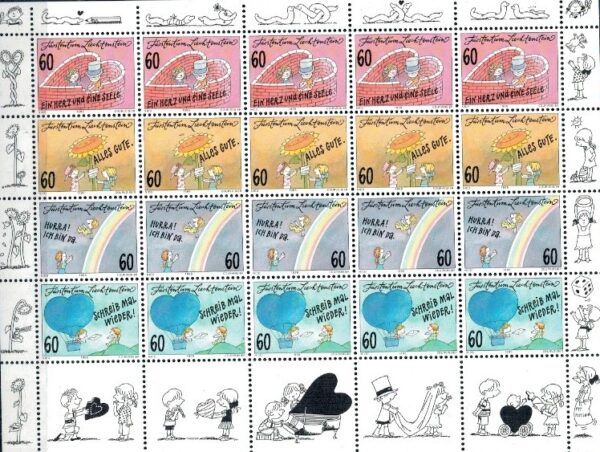 DZIEŃ DZIECKA LIECHTENSTEIN MI.ARK.1111-1114**