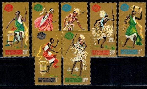 ŚWIATOWA WYSTAWA W NOWYM JORKU BURUNDI MI.109-115A**