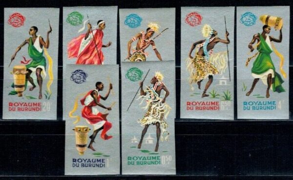 ŚWIATOWA WYSTAWA W NOWYM JORKU BURUNDI MI.183-189B**