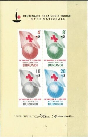CZERWONY KRZYŻ BURUNDI MI.BL.1**