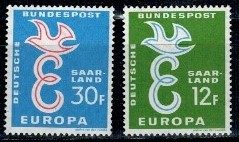 EUROPA NIEMCY SAARA MI.439-440**