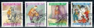 DZIEŃ DZIECKA SZWAJCARIA MI.1701-1704 KASOWANY