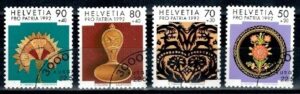 SZTUKA SZWAJCARIA MI.1470-1473 KASOWANY