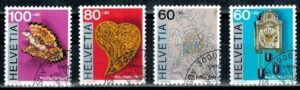 SZTUKA SZWAJCARIA MI.1527-1530 KASOWANY