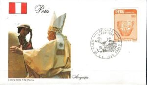 WIZYTA JANA PAWŁA II PERU-AREQUIPA KOPERTA