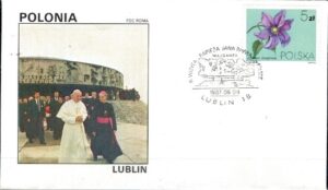 WIZYTA JANA PAWŁA II POLSKA-LUBLIN KOPERTA
