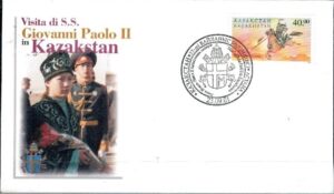 WIZYTA JANA PAWŁA II KAZACHSTAN KOPERTA