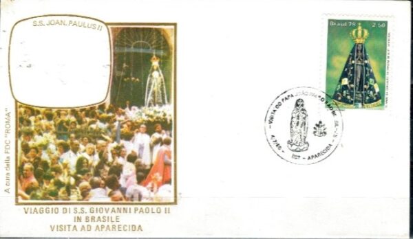 WIZYTA JANA PAWŁA II BRAZYLIA-APARECIDA KOPERTA