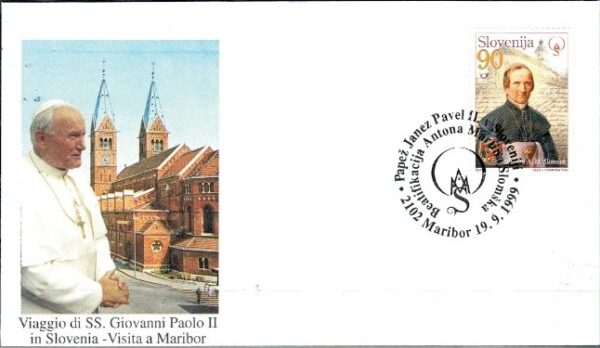 WIZYTA JANA PAWŁA II SŁOWENIA-MARIBO KOPERTA