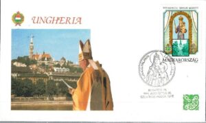 WIZYTA JANA PAWŁA II WĘGRY-BUDAPESZT KOPERTA