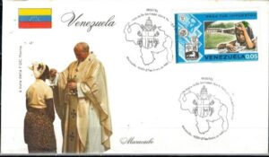 WIZYTA JANA PAWŁA II WENEZUELA-MARACAIBO KOPERTA