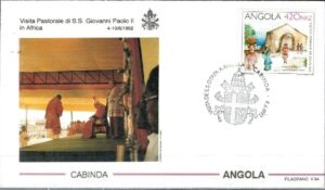 WIZYTA JANA PAWŁA II ANGOLA-CABINDA KOPERTA