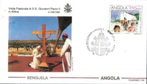 WIZYTA JANA PAWŁA II ANGOLA-BENGUELA KOPERTA