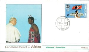 WIZYTA JANA PAWŁA II ESWATINI-MBABANE KOPERTA