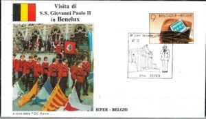 WIZYTA JANA PAWŁA II BELGIA-IEPER KOPERTA