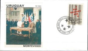 WIZYTA JANA PAWŁA II URUGWAJ-MONTEVIDEO KOPERTA