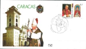 WIZYTA JANA PAWŁA II WENEZUELA-CARACAS KOPERTA
