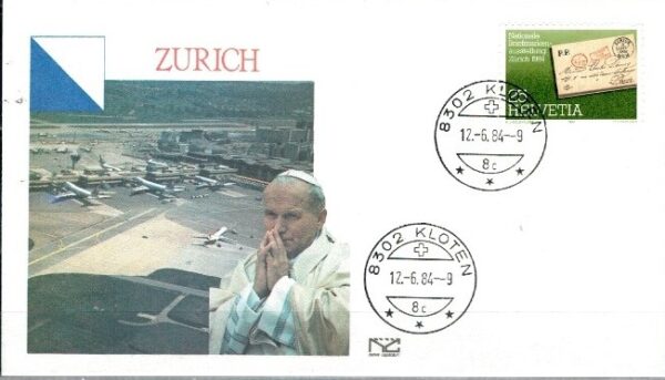 WIZYTA JANA PAWŁA II SZWAJCARIA-ZURICH KOPERT