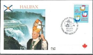 WIZYTA JANA PAWŁA II KANADA-HALIFAX KOPERTA