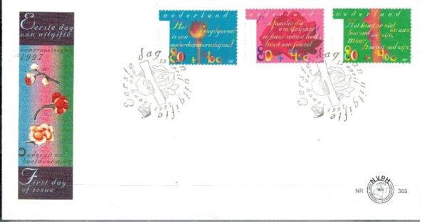 FDC KWIATY HOLANDIA MI.1613-1615