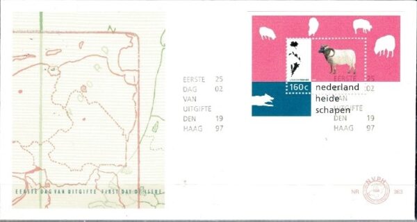 FDC ROCZNICA HOLANDIA MI.BL.51