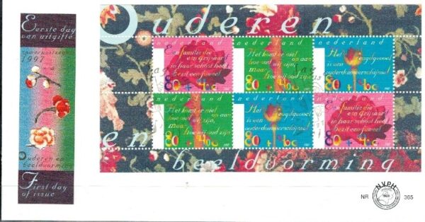 FDC KWIATY HOLANDIA MI.BL.53