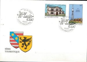 FDC TURYSTYKA LUXEMBURG MI.1273-1274