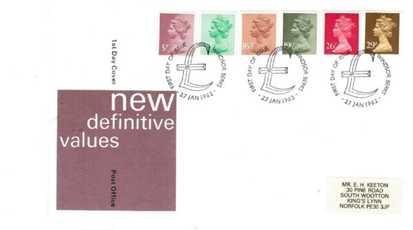 FDC KRÓLOWA ELŻBIETA II ANGLIA MI.900-905